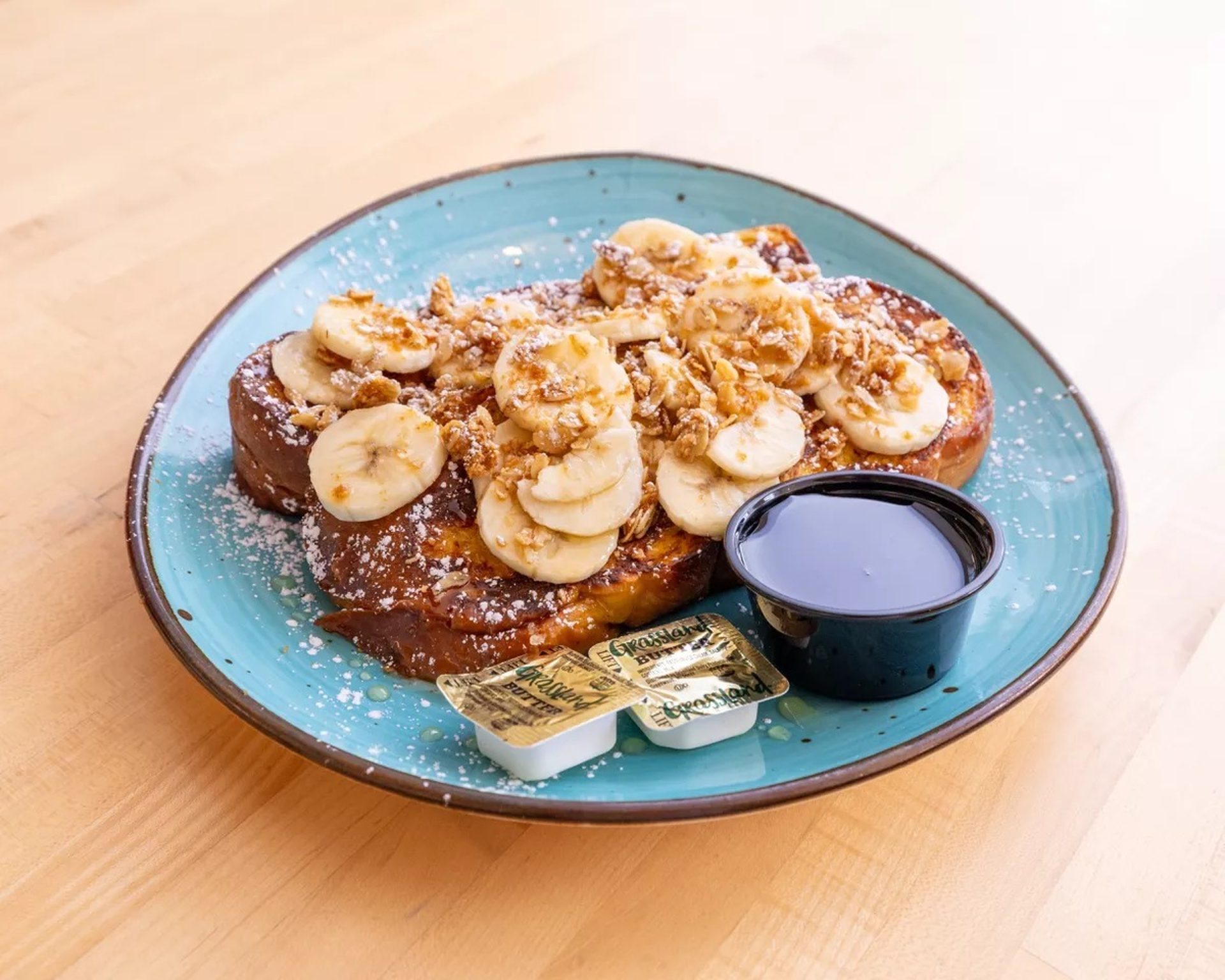 Banana Crunch Pancakes