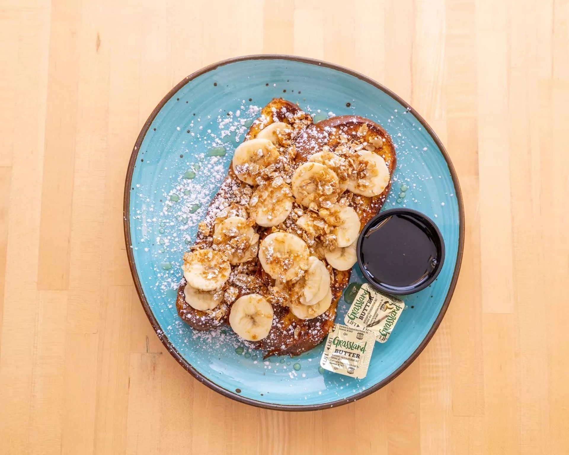 Banana Crunch Pancakes