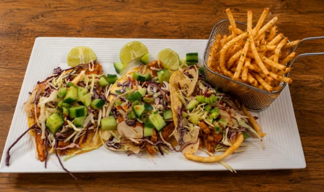 Pork Belly Crunch Taco.