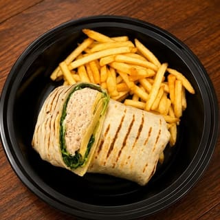 Avocado Tuna Salad Wrap