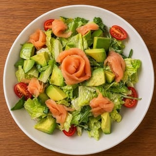 Mediterranean Smoked Salmon Salad