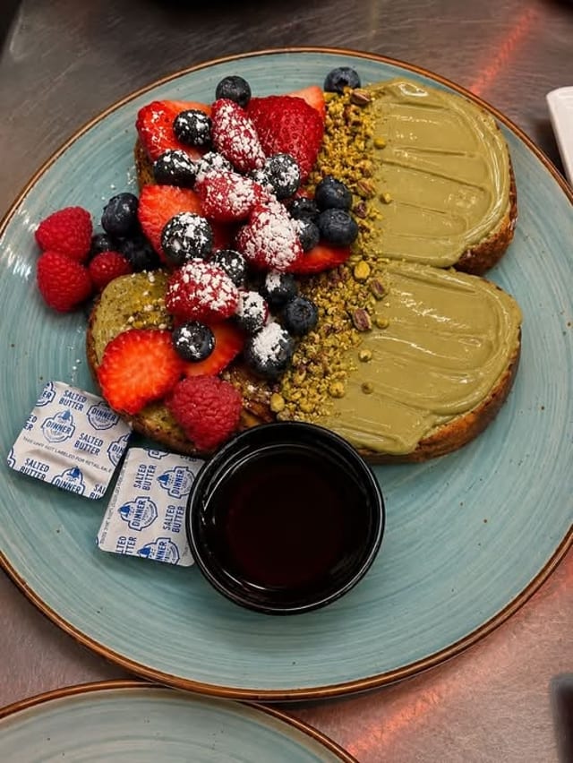 Pistachio French Toast.