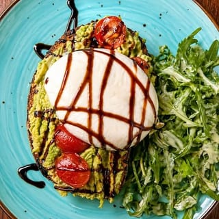 Burrata Caprese Toast