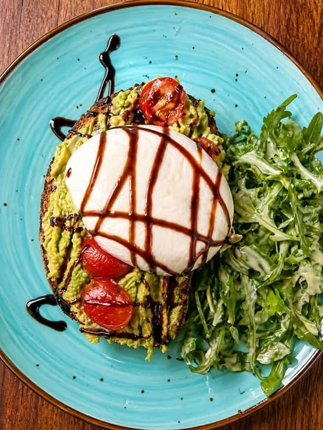 Burrata Caprese Toast.