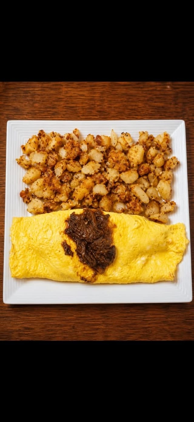 Short Rib Omelet.