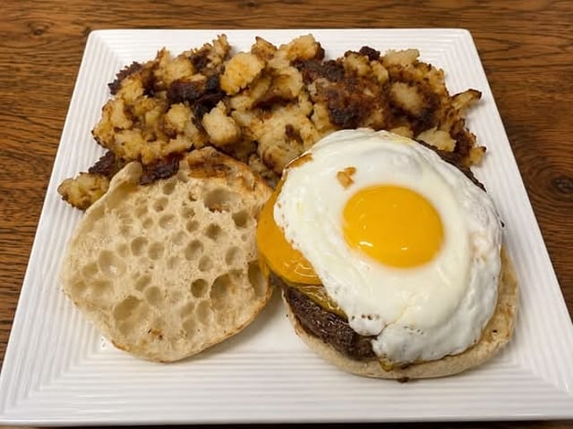 Breakfast Burger.